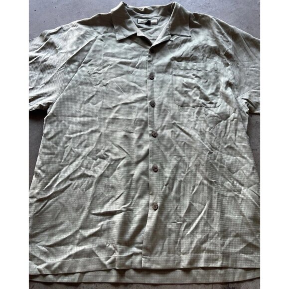 Vintage Tommy Bahama Men's Sz XL Hawaiian Shirt Button Up 100% Silk Floral - Picture 7 of 11